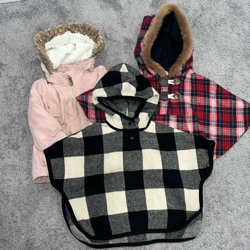 Toddler jacket and pancho